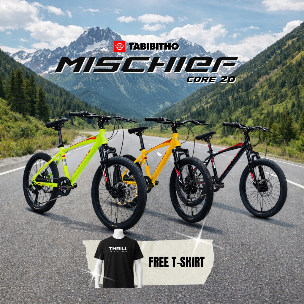 SEPEDA GUNUNG 20 MTB TABIBITHO MISCHIEF CORE - FRAME HI TEN STEEL