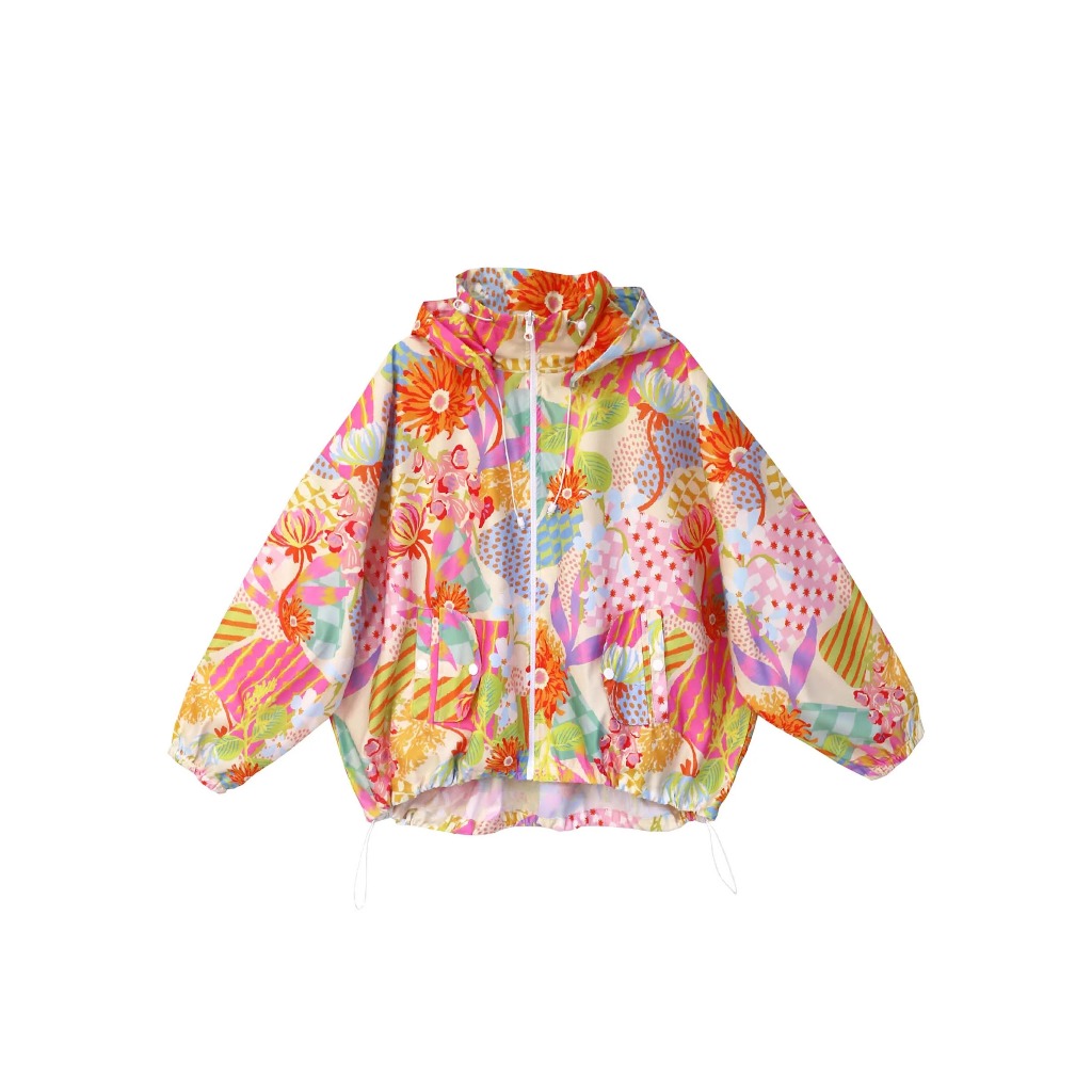 Nadjani Milka Jacket Wanita Bahan Nylon