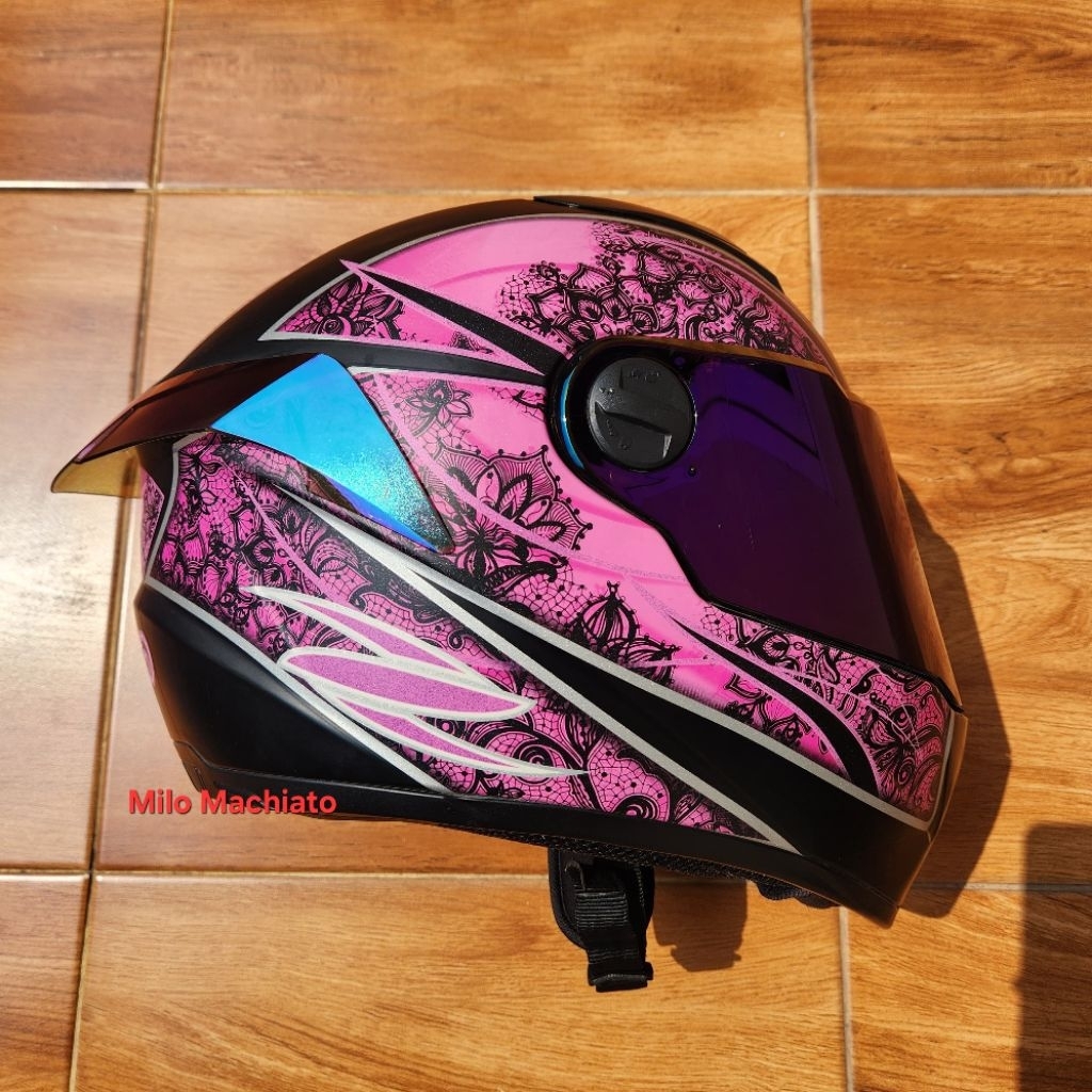 Helm Zeus Zs 811 AL9 Purple Doff Size M SECOND