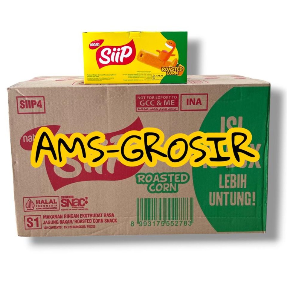 NABATI SIIP BOX 500 JAGUNG BAKAR DUS ( 15 BOX )
