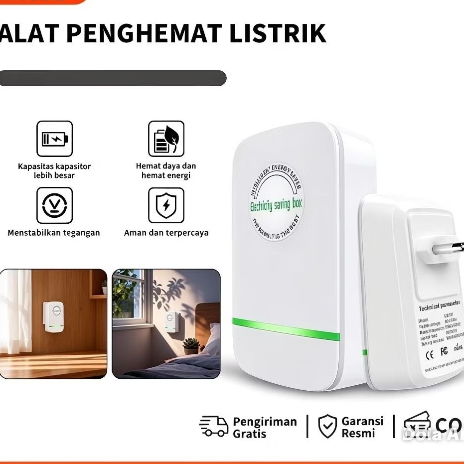 READY Penghemat Listrik Hemat 75% Alat Penghemat Listrik Token Meteran