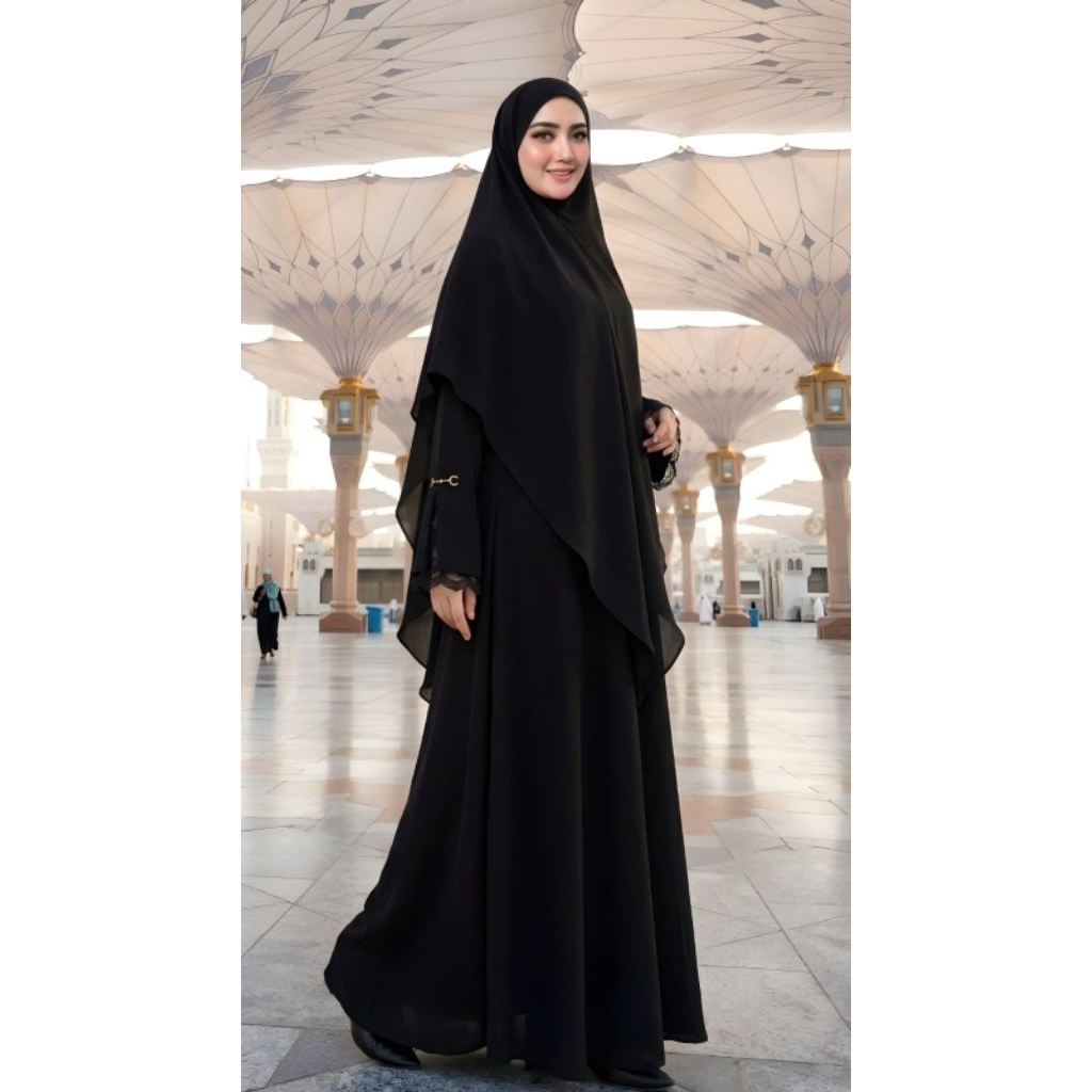 abaya mahasin hitam by ani syari