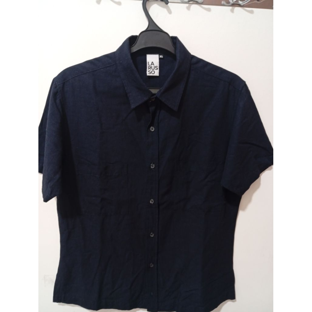 Kemeja Larusso Navy