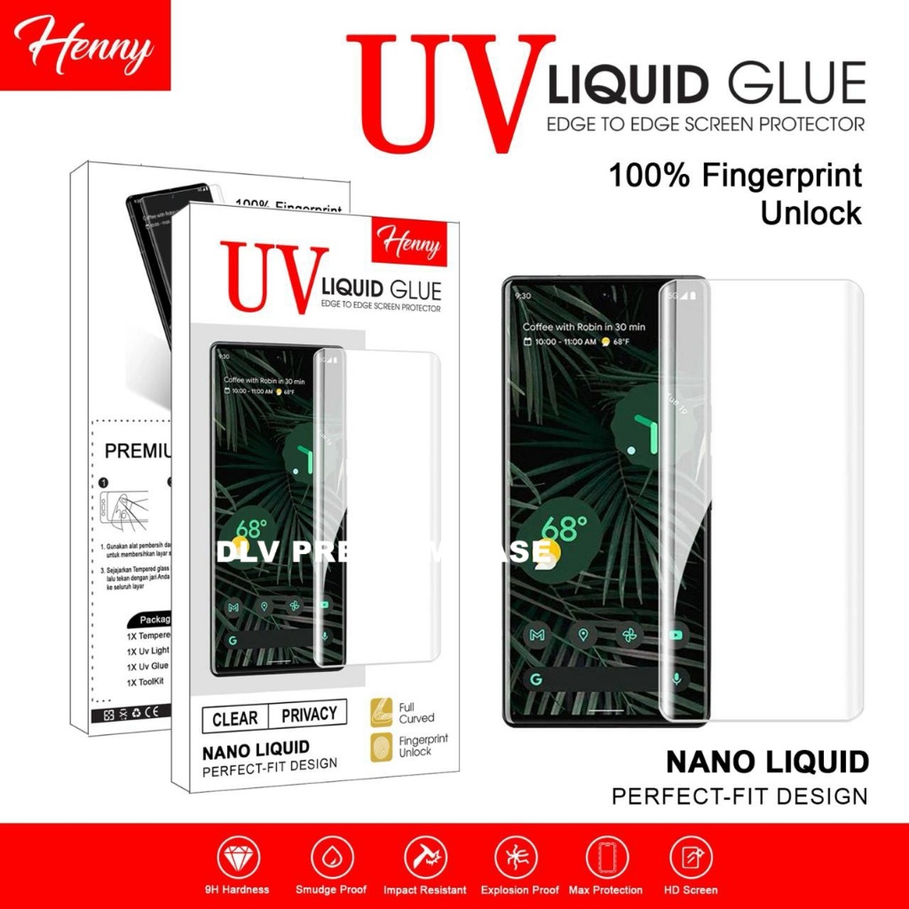 Tempered glass Uv Bening for Xiaomi 12 Pro Xiaomi Mix 4 Tg Full UV Nano Liquid Antigores Kaca Full c