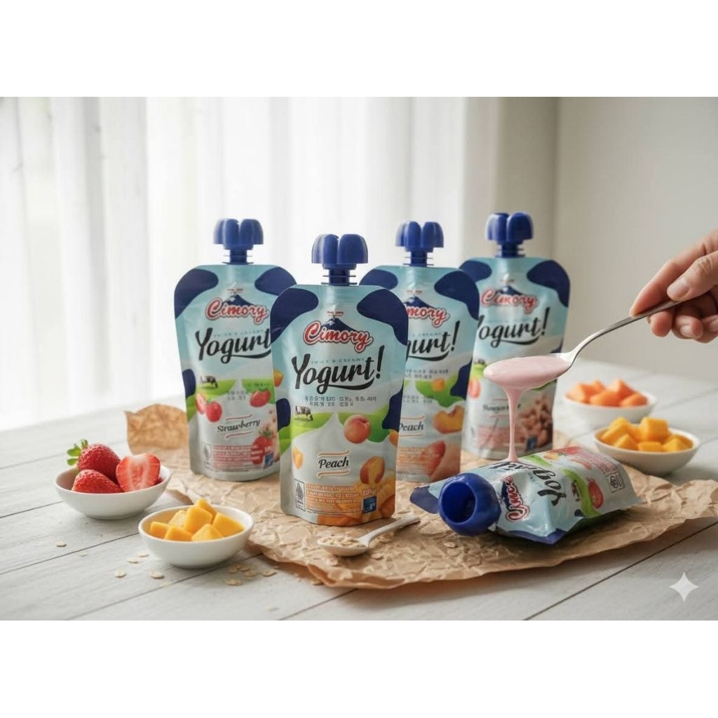 cimory squeeze yogurt 120gr x 24pcs all varian / cimory squeeze 1 dus 1 karton