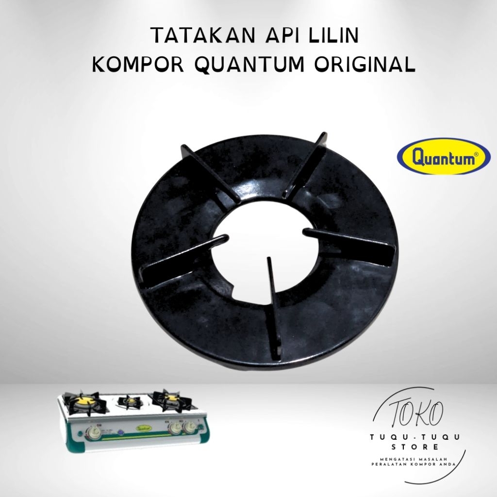 TATAKAN KOMPOR QUANTUM QGC-311MES / TATAKAN API LILIN QUANTUM / TUNGKU KOMPOR GAS QUANTUM TUNGKU BAG