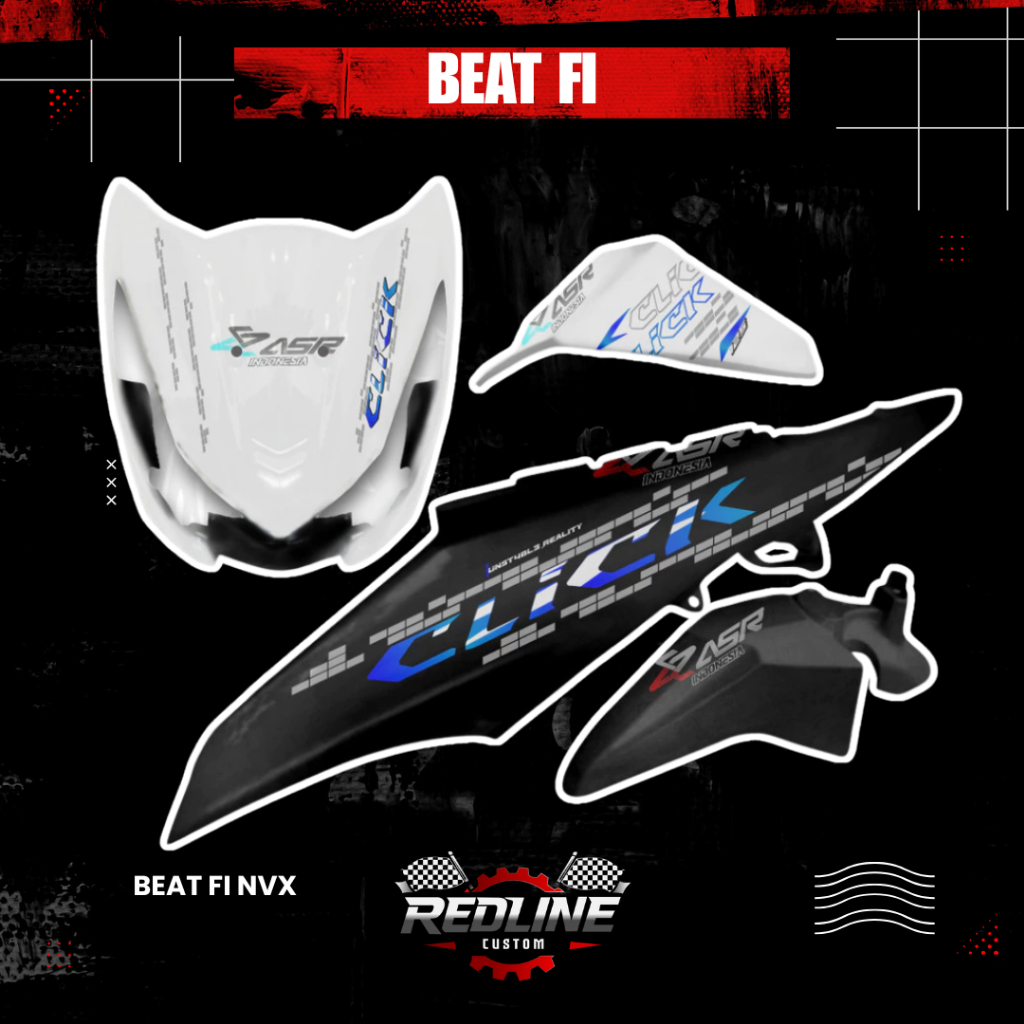 STRIPING TRANSPARAN HONDA BEAT FI NVX
