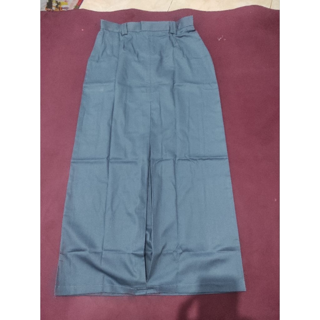 Rok span biru SMA bahan Nagata drill