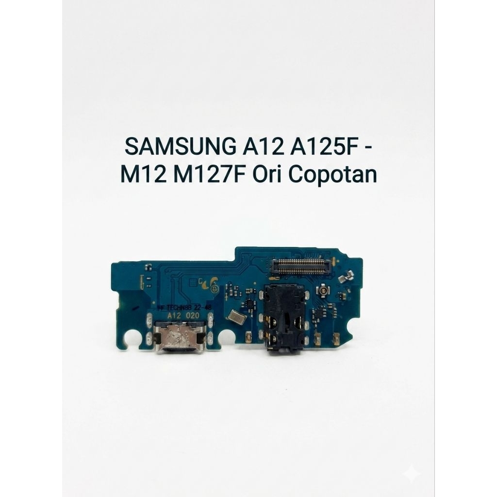 FLEXIBEL KONEKTOR CHARGER CON CAS TC SAMSUNG A12 A125F - M12 M127F Ori Copotan
