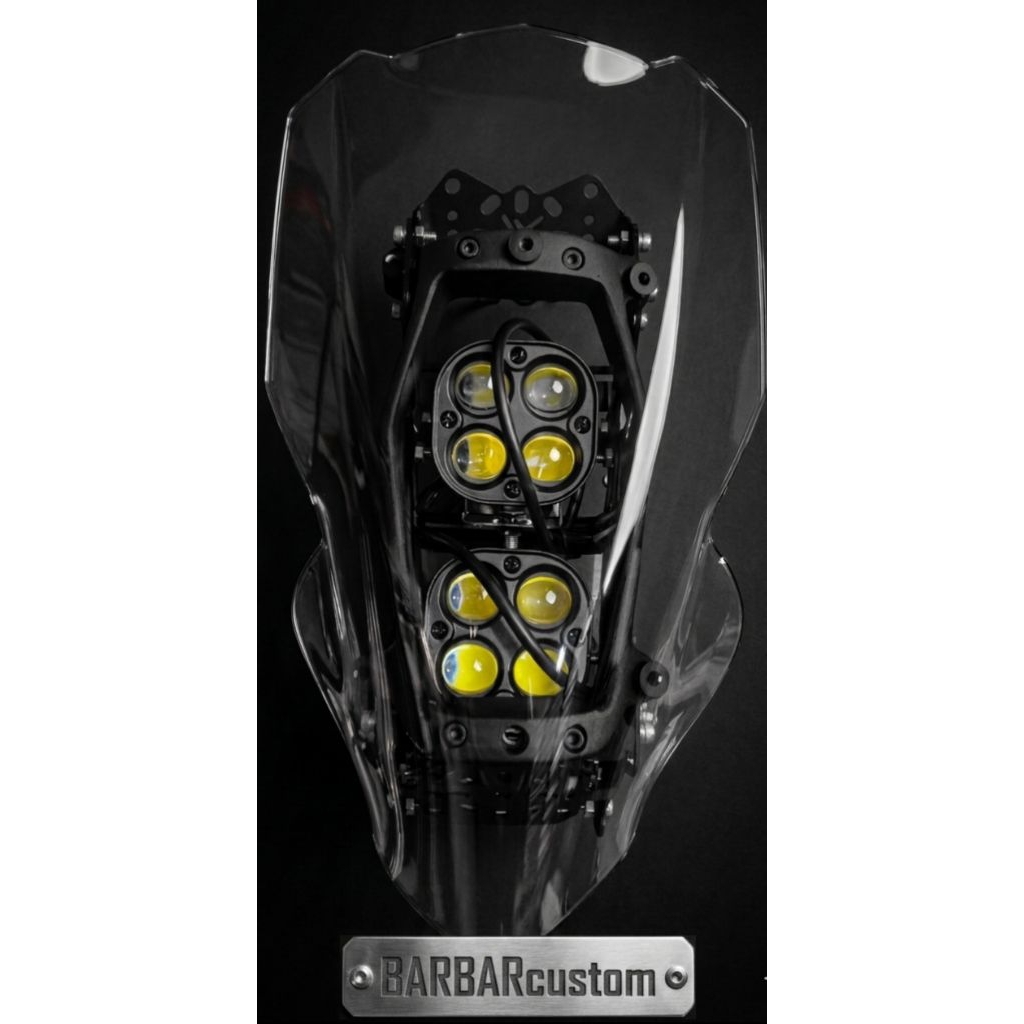 lampu tower rally tebal 3mm pnp all type klx crf dan wr