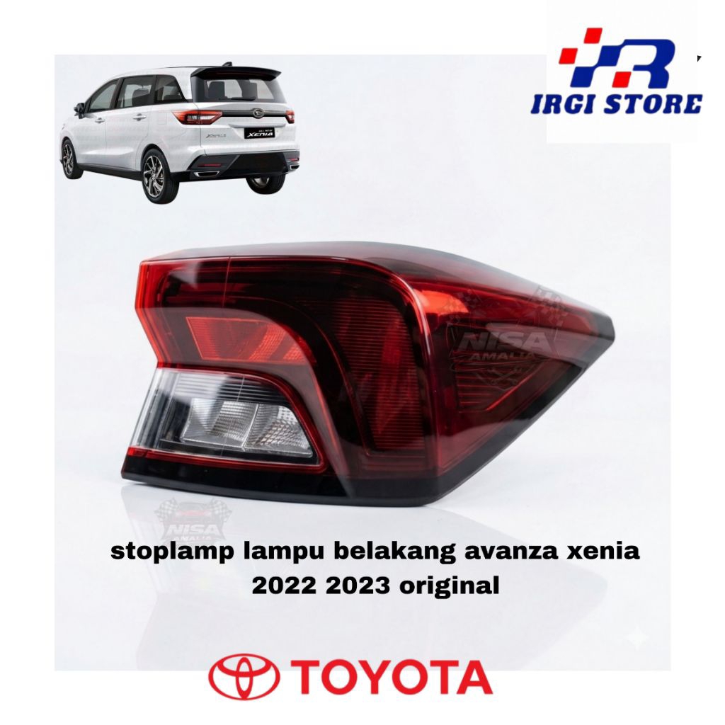 Stoplamp avanza xenia tipe e 2022 2023 stoplamp lampu belakang avanza xenia 2022 2023 original