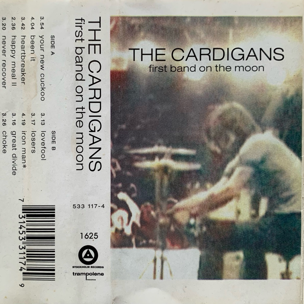 Kaset Pita The Cardigans - First Band On The Moon (1996 PolyGram Records / Stockholm Records)