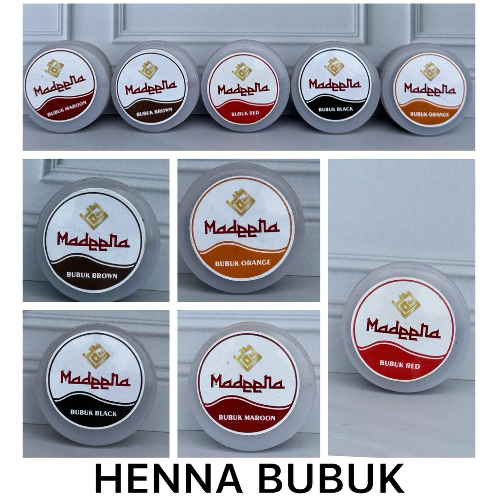 Henna Bubuk Madeena/Henna Kuku Halal/Kutek Muslimah