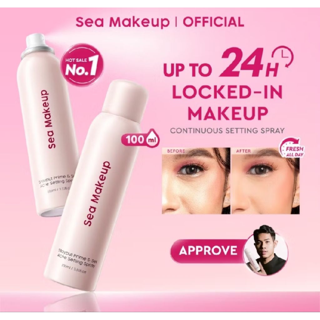 Aisyah Beauty - Seamkeup Stayput Prime and Set Setting Spray