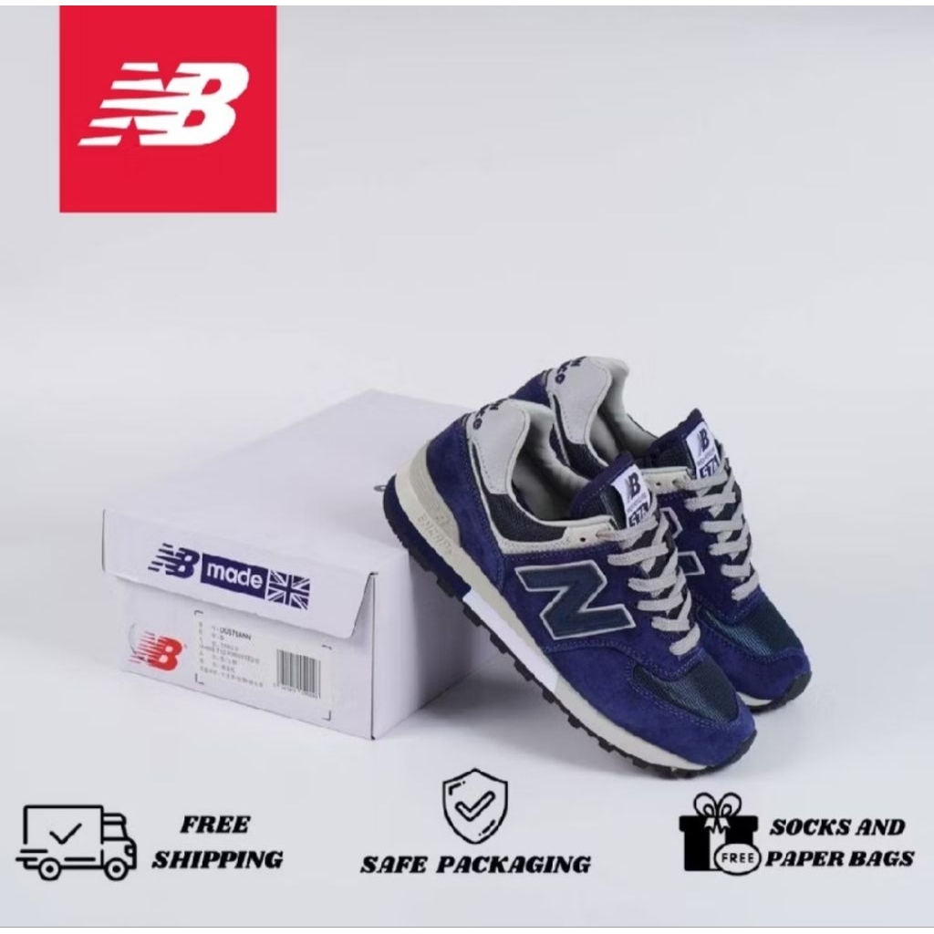 Sepatu New Balance 576 Navy England Original Pria Wanita NB 576 Premium Sneakers Import