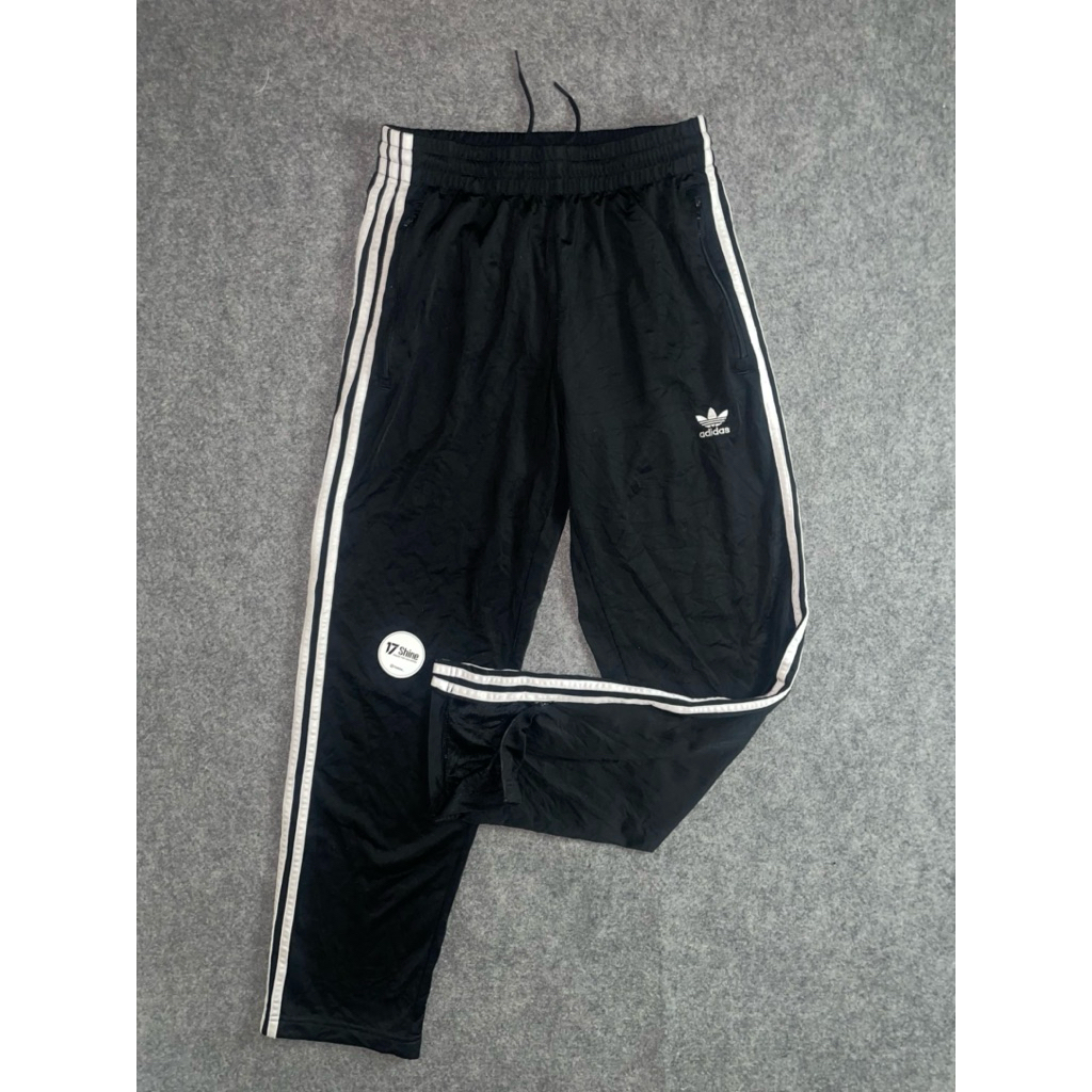 adidas trackpants firebird black white casual