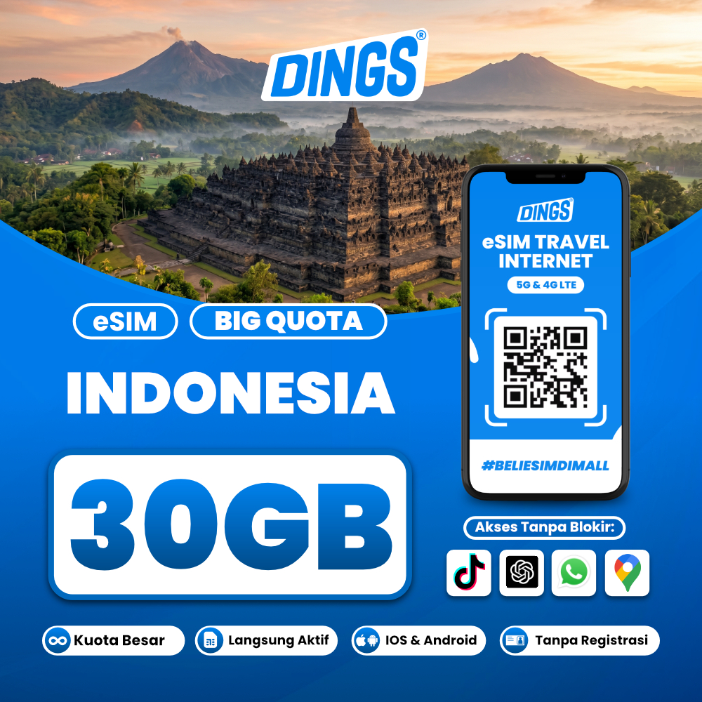 eSIM Digital Indonesia Kuota Besar Solusi HP Sinyal Hilang Blokir IMEI Tanpa Registrasi