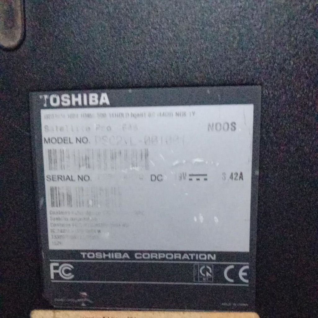 Mobo Mainboard Laptop Toshiba C640 Core i3 gen 2