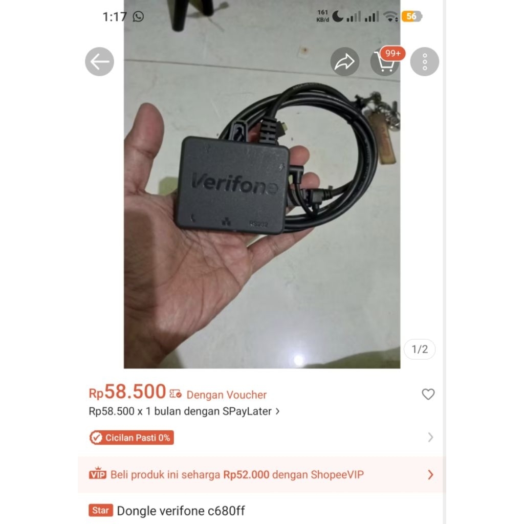 Dongle verifone c680ff