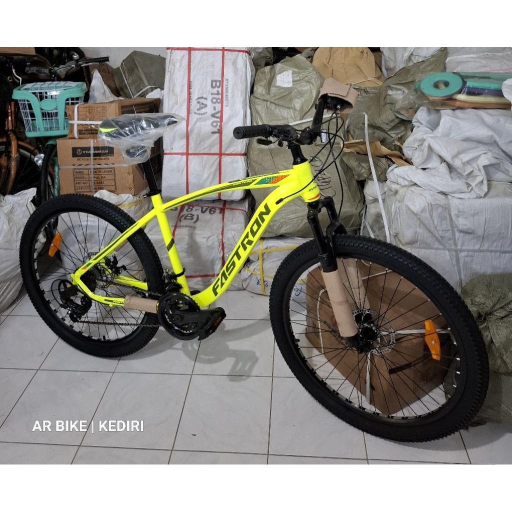 MTB 26 FASTRON 260DM Sepeda Gunung Remaja 3x8 Speed Cakram SNI