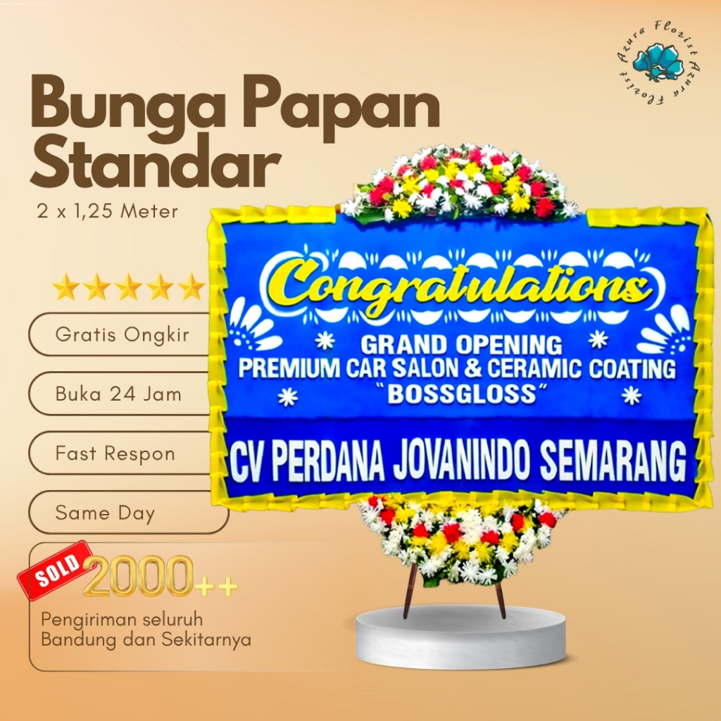 Karangan Bunga Papan Duka Cita Congratulations Wedding Bandung Reguler