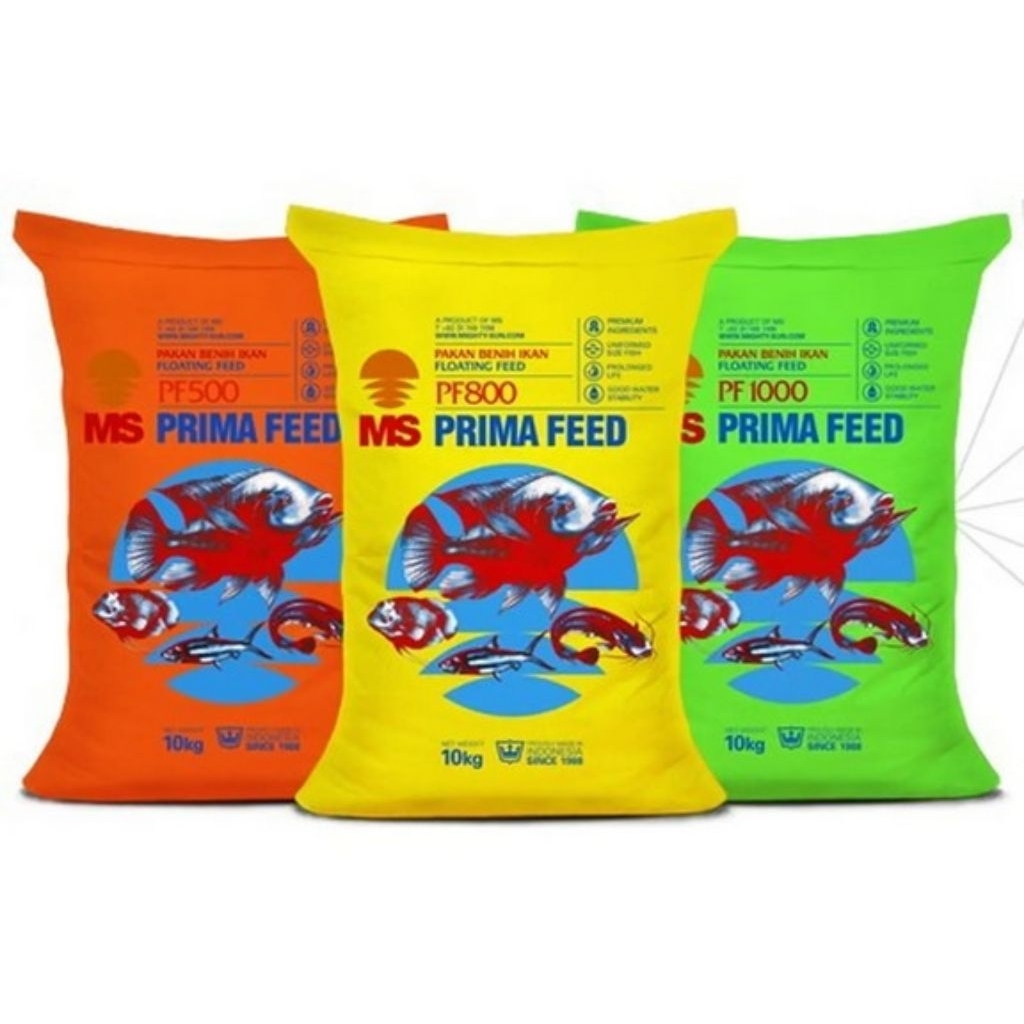 Pakan Ikan PF 500 PF 800 PF 1000 Kemasan 250 gram Pakan Benih Ikan