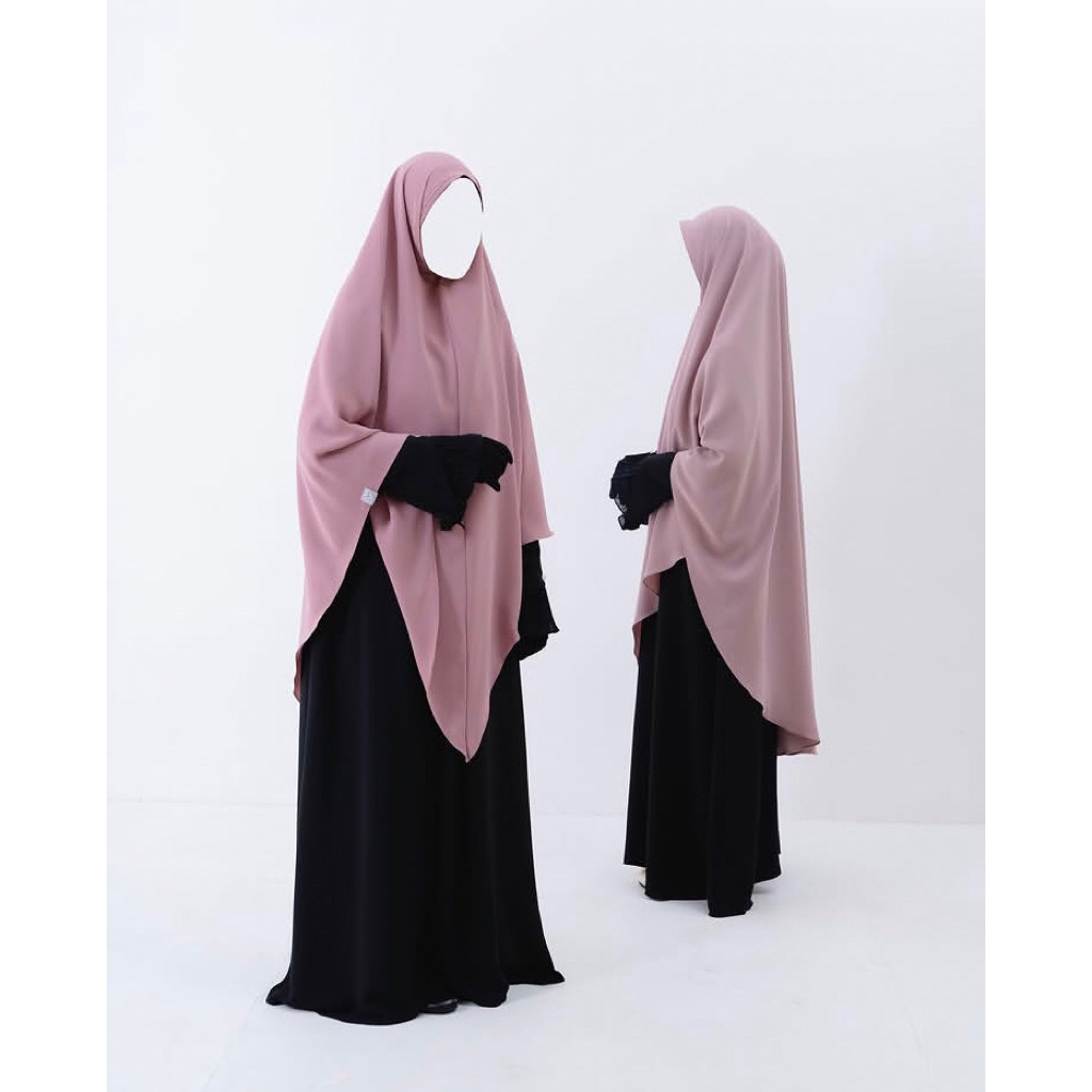 Barkha Khimar Nonpad Trioval Reg (Preloved)