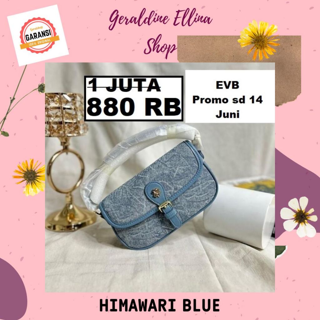 Tas EVB wanita SALE sling bag original store seri HIMAWARI