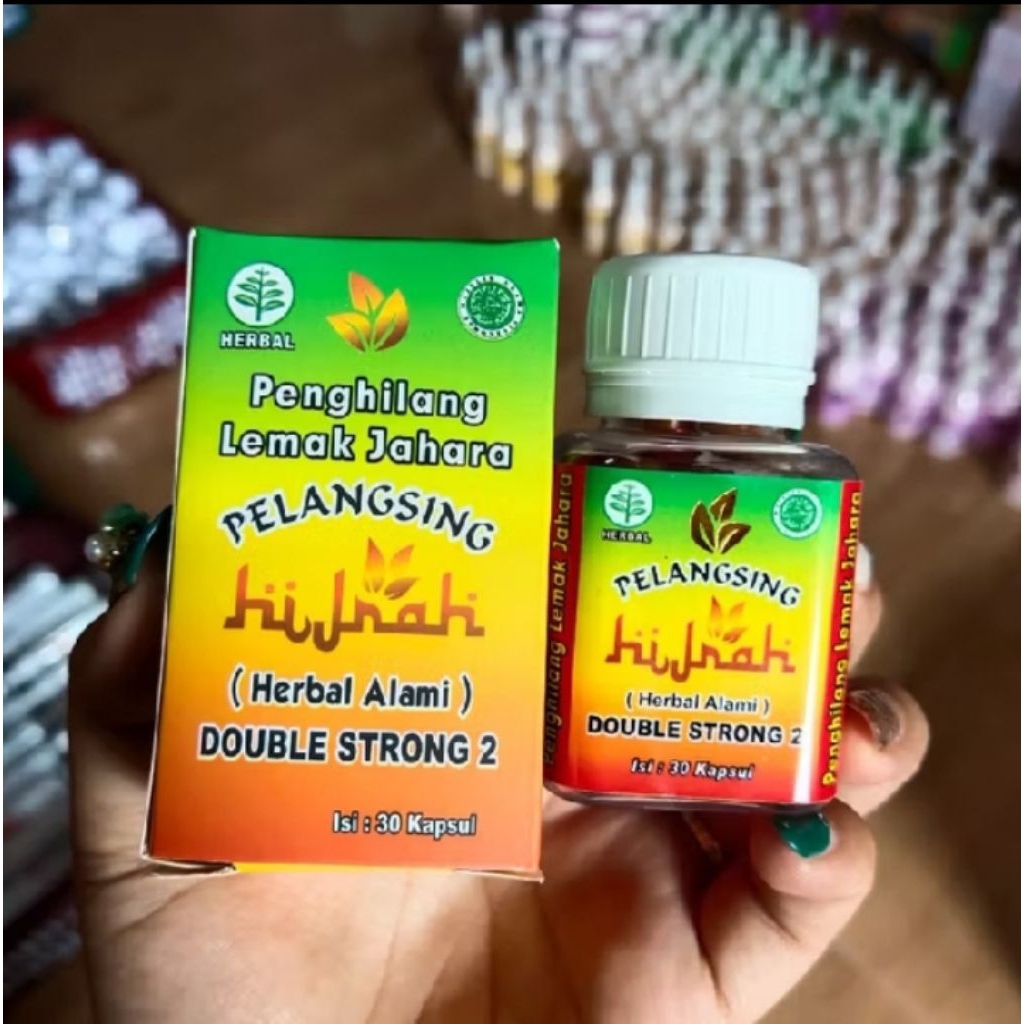HIJRAH PLANGSING ( PENGHILANG LEMAK JAHARA) - Kapsul Pelangsing Herbal 30 Kapsul, Aman untuk Remaja 
