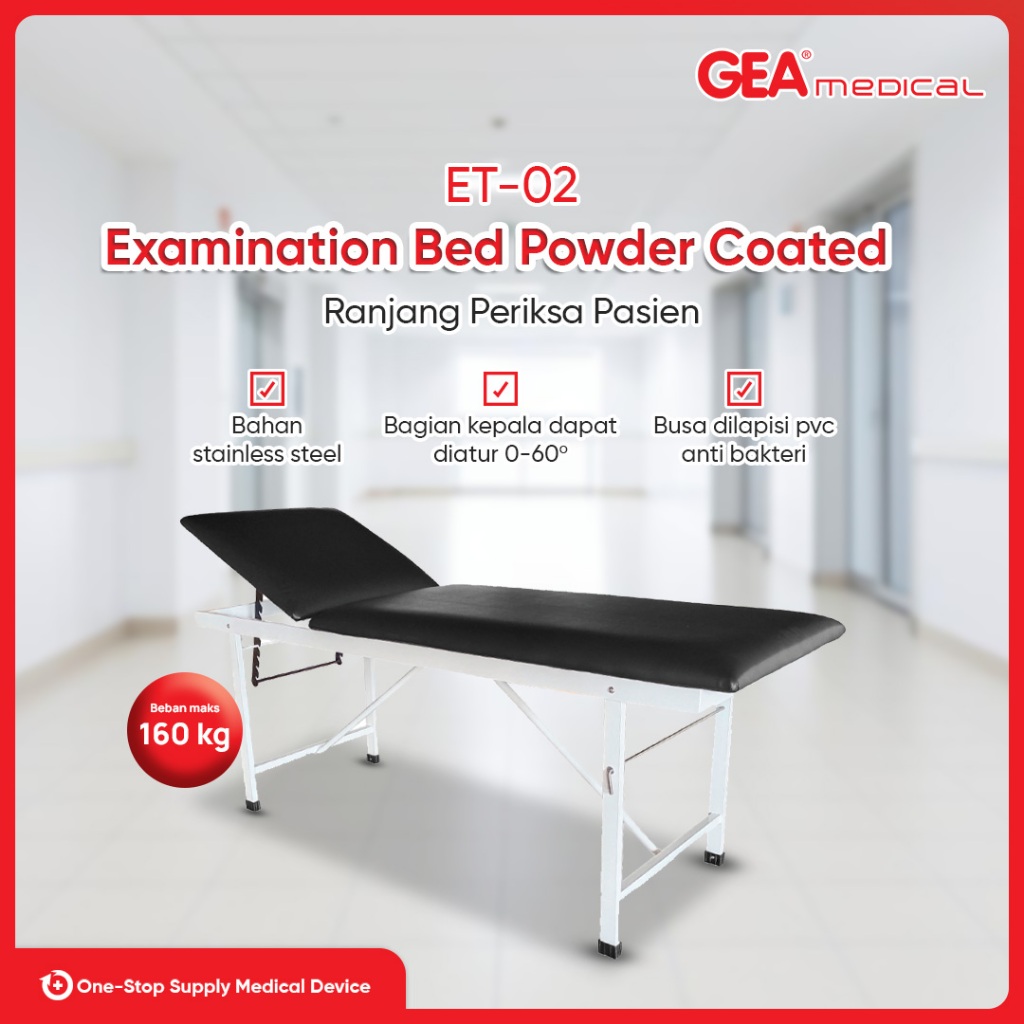 GEA ET-02 Examination Bed Powder Coated