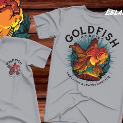 Kaos Hobi Ikan/Kaos Ikan Mas/Kaos Hobi Ikan Hias