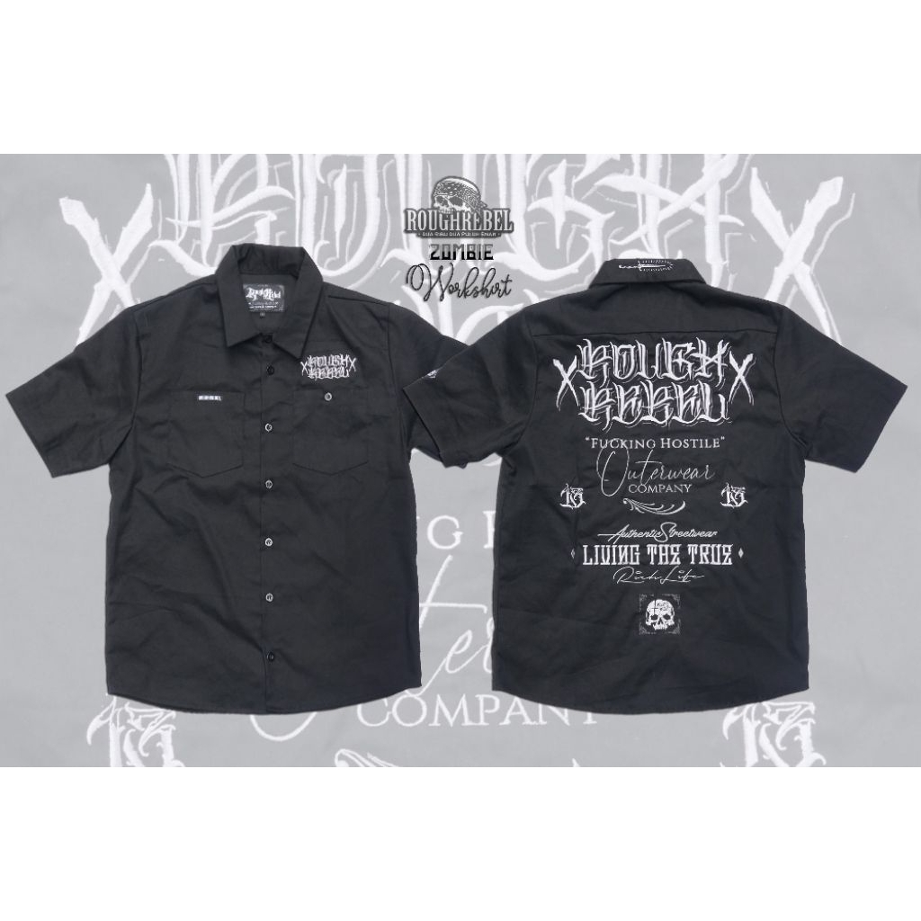 New Workshirt Super Tebal Zombie  - RoughRebel Official Store