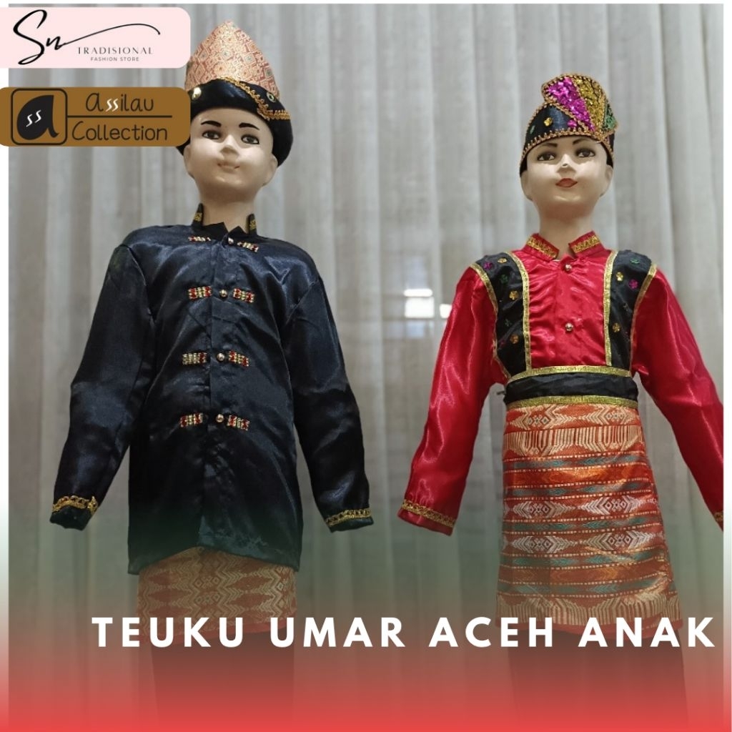 Baju Adat Teuku umar/Nanggoro aceh anak satuan