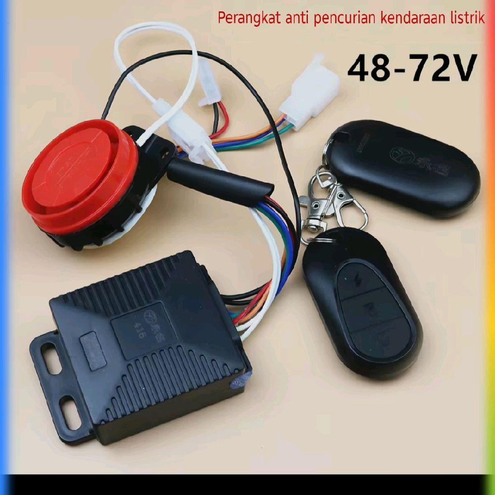 modul alarm motor listrik 2 remot universal sirine motor listrik alaram