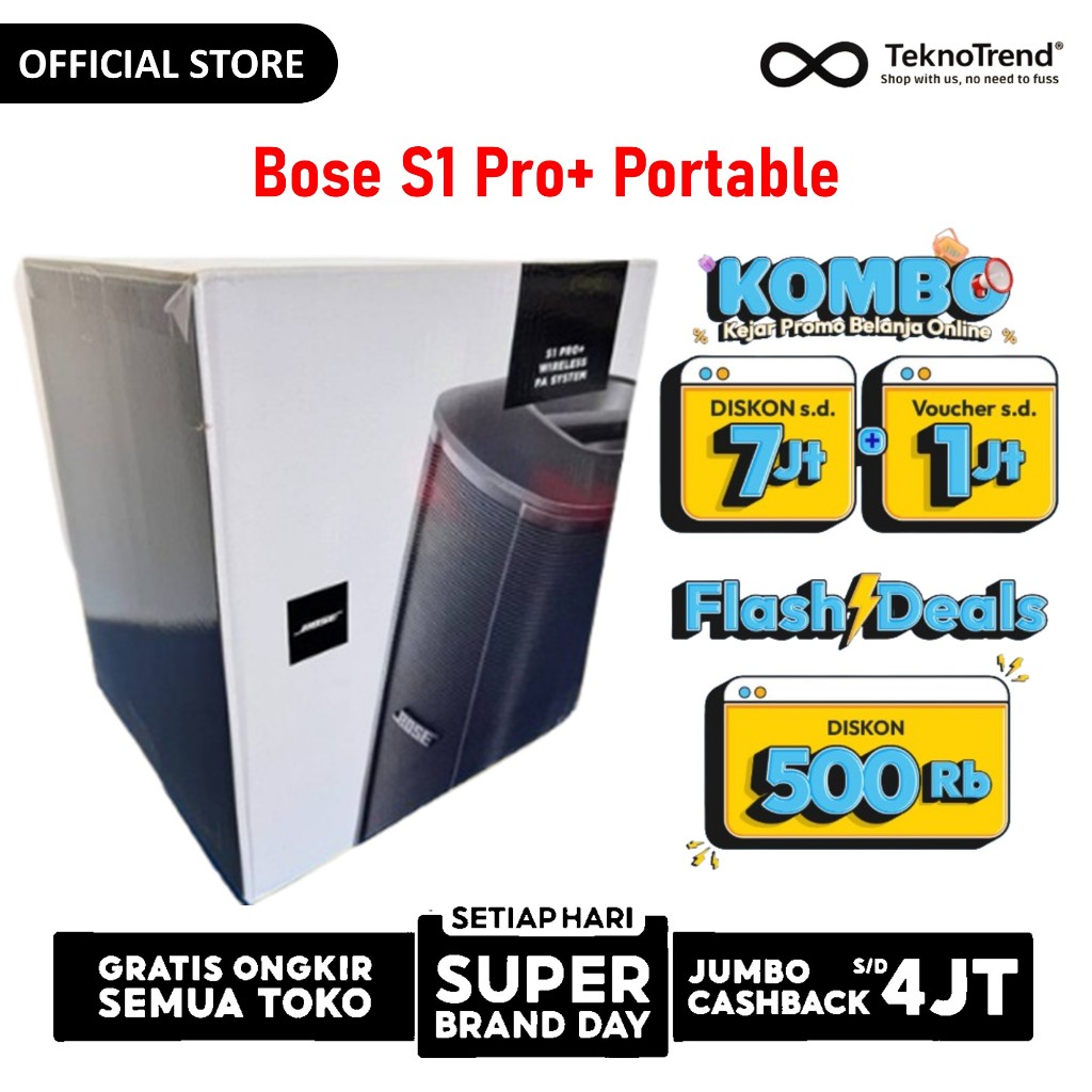 Bose S1 Pro+ Portable Bluetooth Wireless Karaoke Party Speaker System