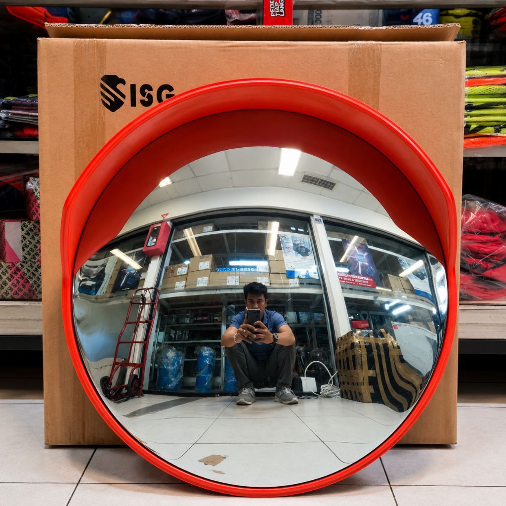 Convex Mirror Outdoor 80cm / mirror jalan 80cm