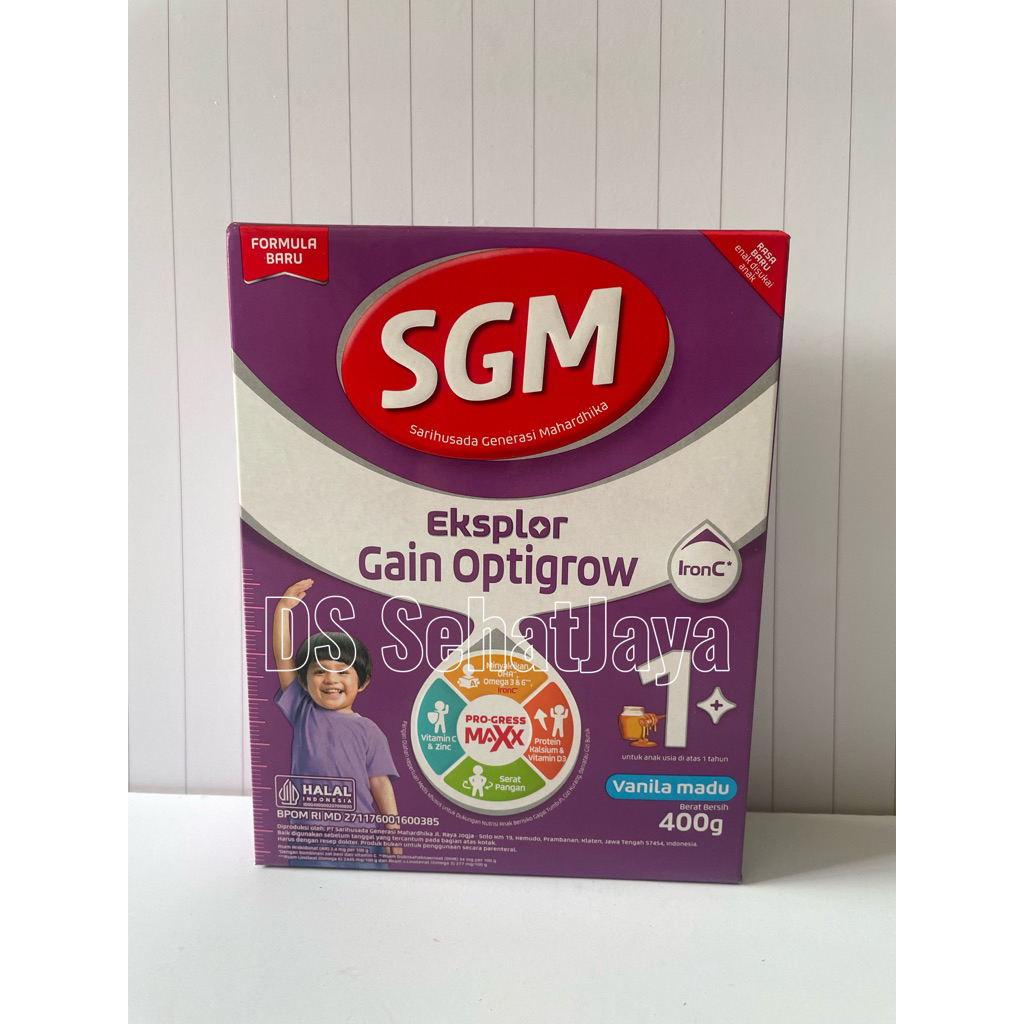 SGM GAIN 1+ 400 Gr VANILA MADU