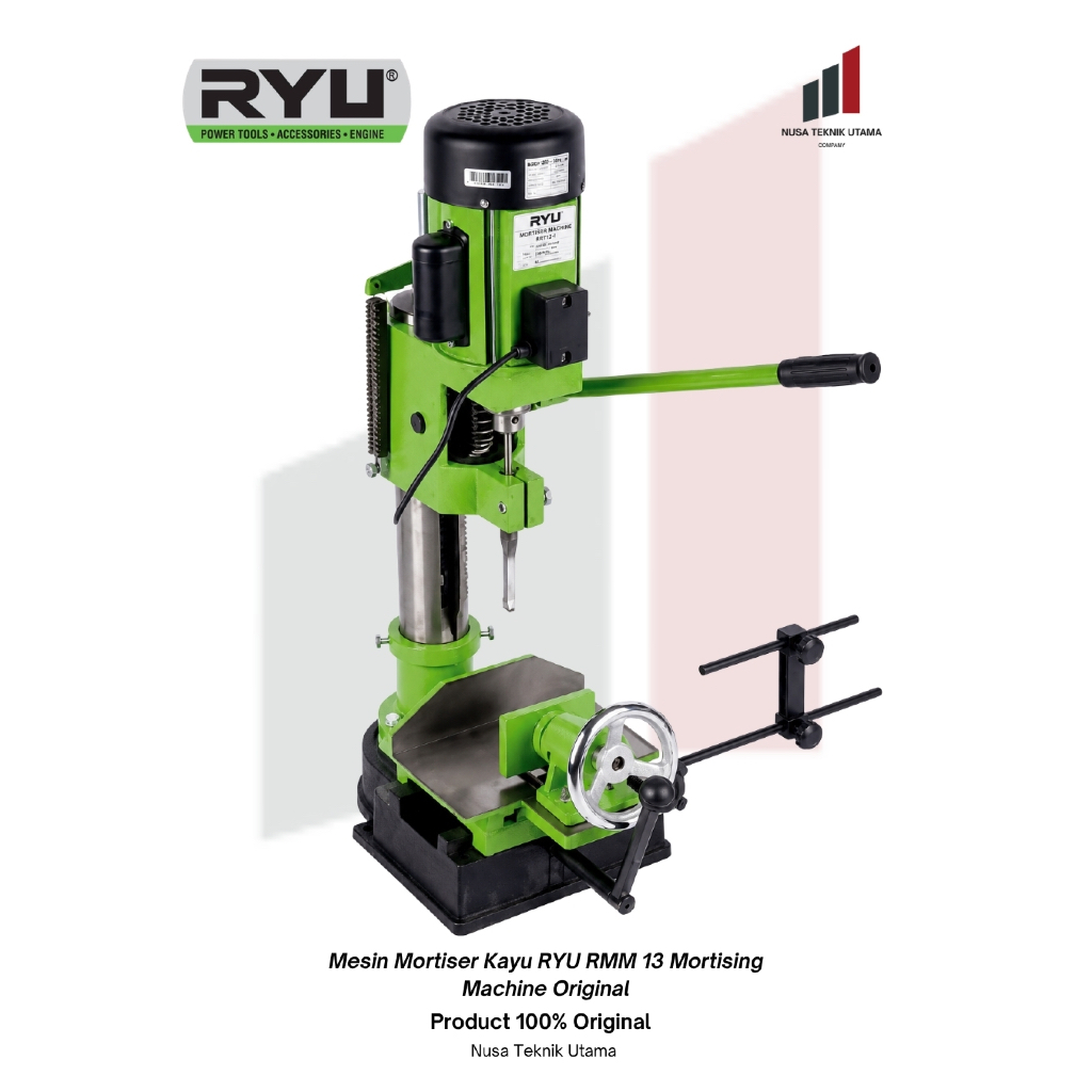 Mesin Mortiser Kayu RYU RMM 13 Mortising Machine Original