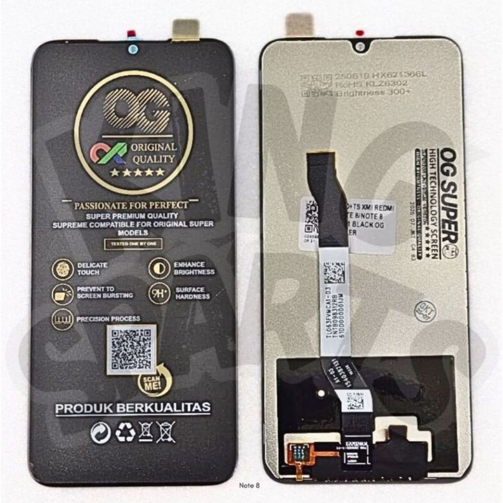LCD Touchscreen Xiaomi Redmi Note 8 Original 100%