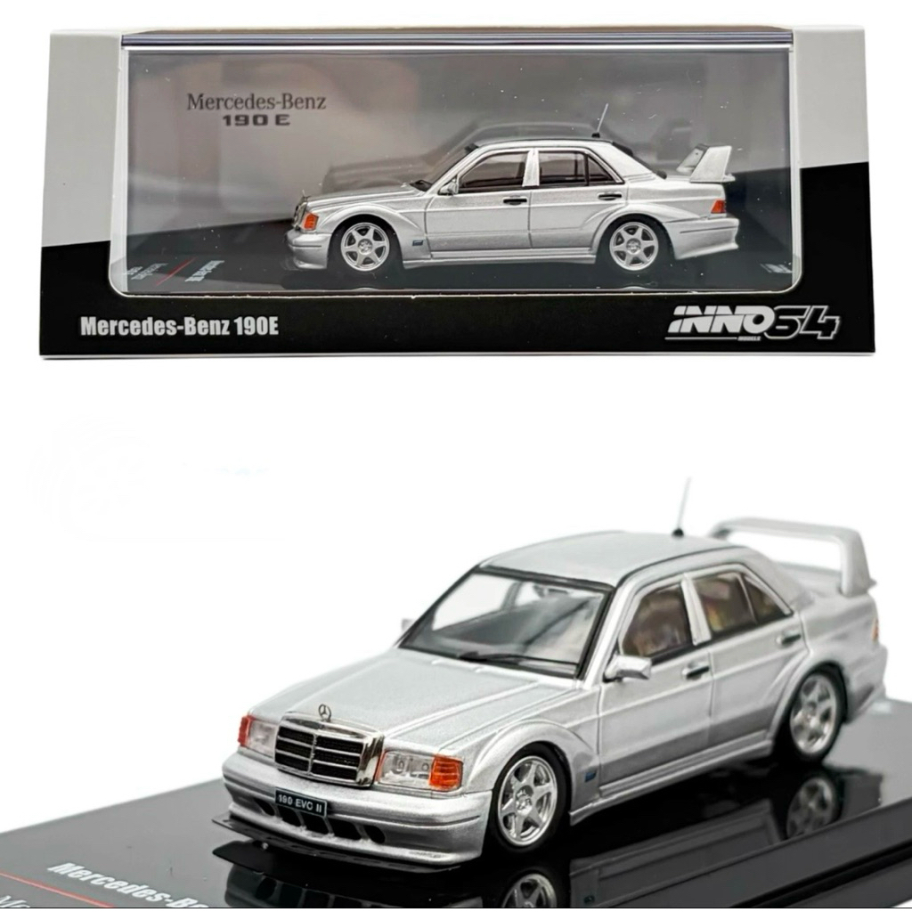 Inno 64 Mercedes Benz 190E Silver