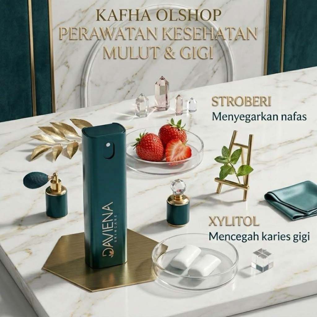 FRESH BREATH MOUTH SPRAY / SPRAY MULUT / PARFUM MULUT / DAVIENA SKINCARE ORIGINAL