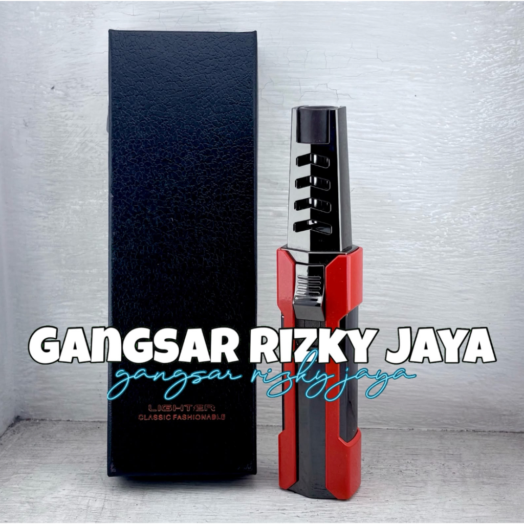 (Jobon) Korek Api Gas Flame Jet Gun Butane Torch Jobon MN-588 Korek Api Power Jet