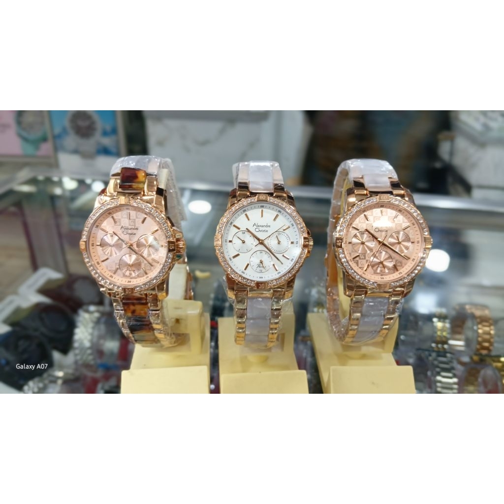 Jam alexandre christie 6141 wanita original passion sport