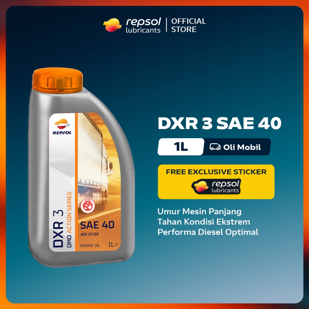 OLI MOBIL DIESEL REPSOL DXR 3 SAE 40