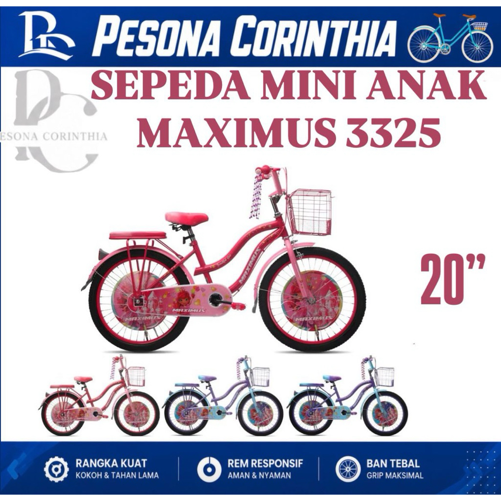 Sepeda Mini CTB 20” maximus 3325