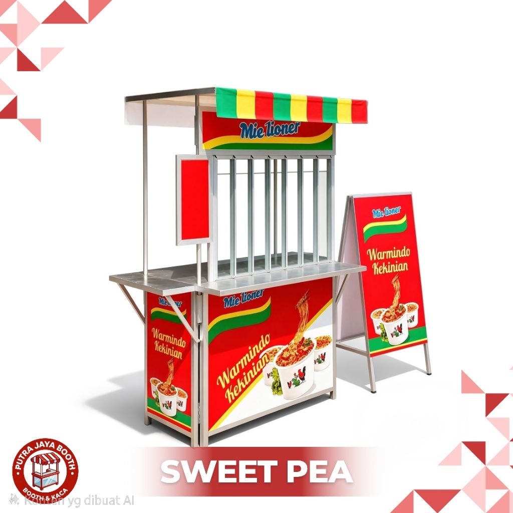 Booth Portable | Warmindo Virall | Standing Benner