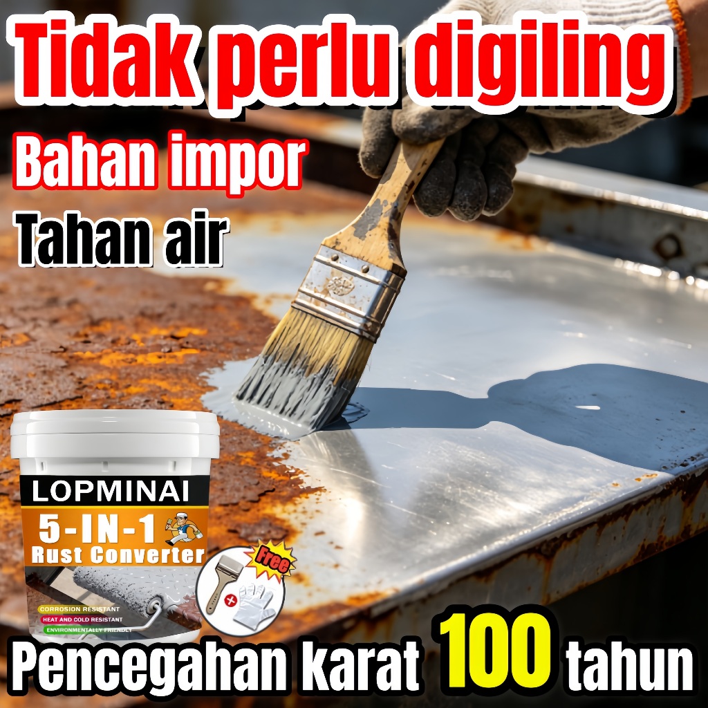 1000G Cat anti karat Besi Quick Drying Rust Converter for Rusty cepat 6 jam