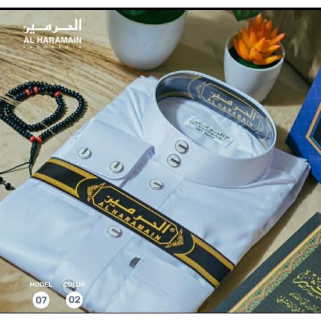 JUBAH THOBE  GAMIS AL HARAMAIN PREMIUM (07) MANSET