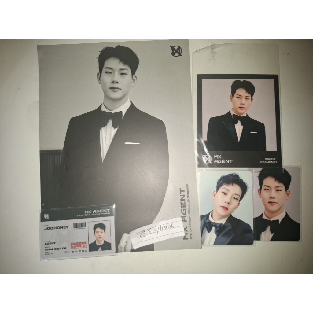 MONSTA X FANKIT 6TH JOOHEON VER MONSTA X AGENT 6TH GEN