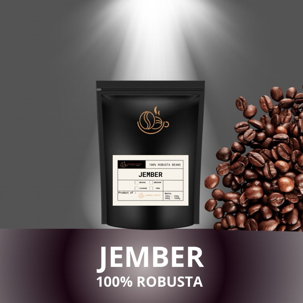 SEWANGI COFFEE - BIJI BUBUK KOPI JEMBER ROBUSTA ROASTED BEANS